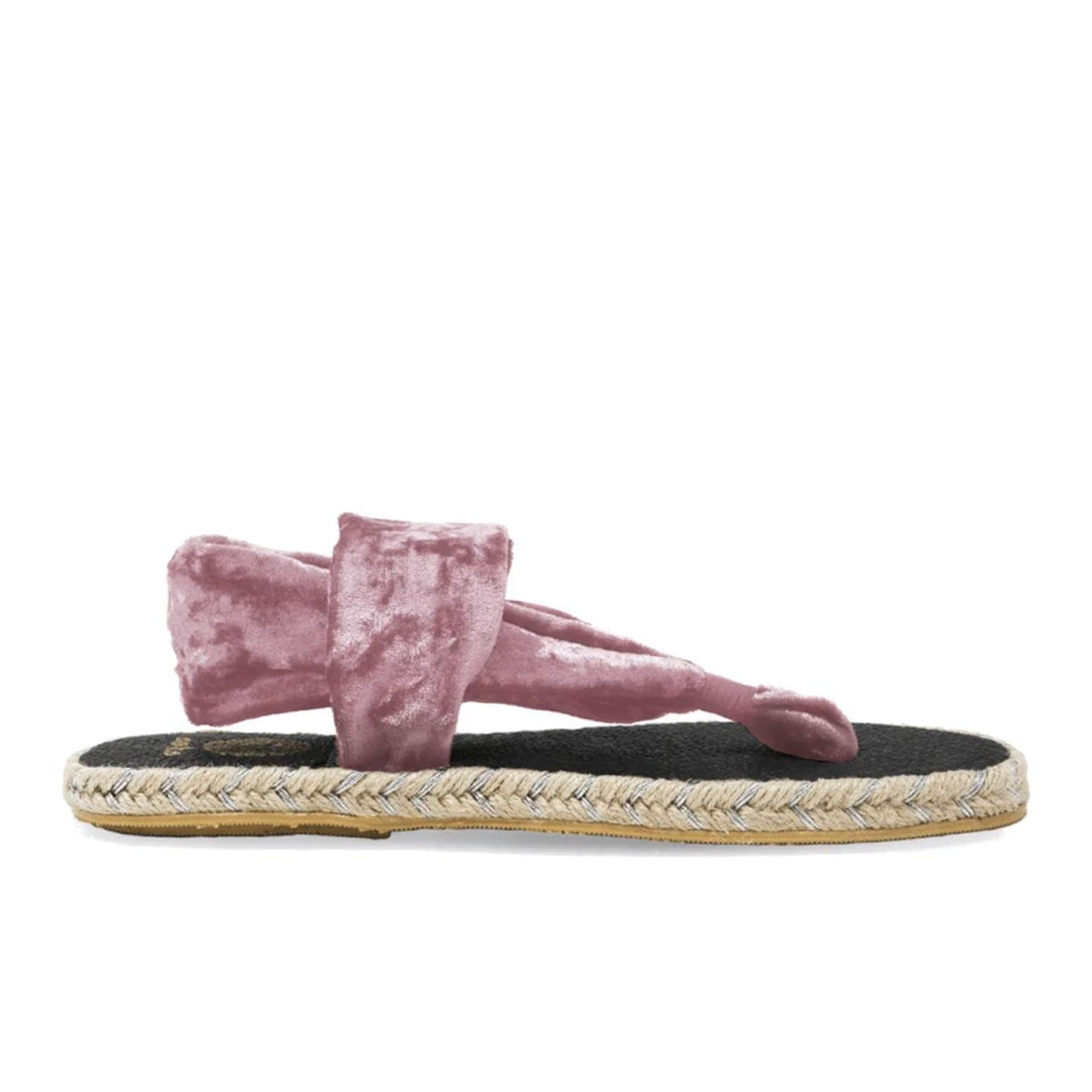 Sandales Nalho Femme Printemps Été Tongs Tissu Doublure Synthétique Semelle Caoutchouc Pointe Arrondie