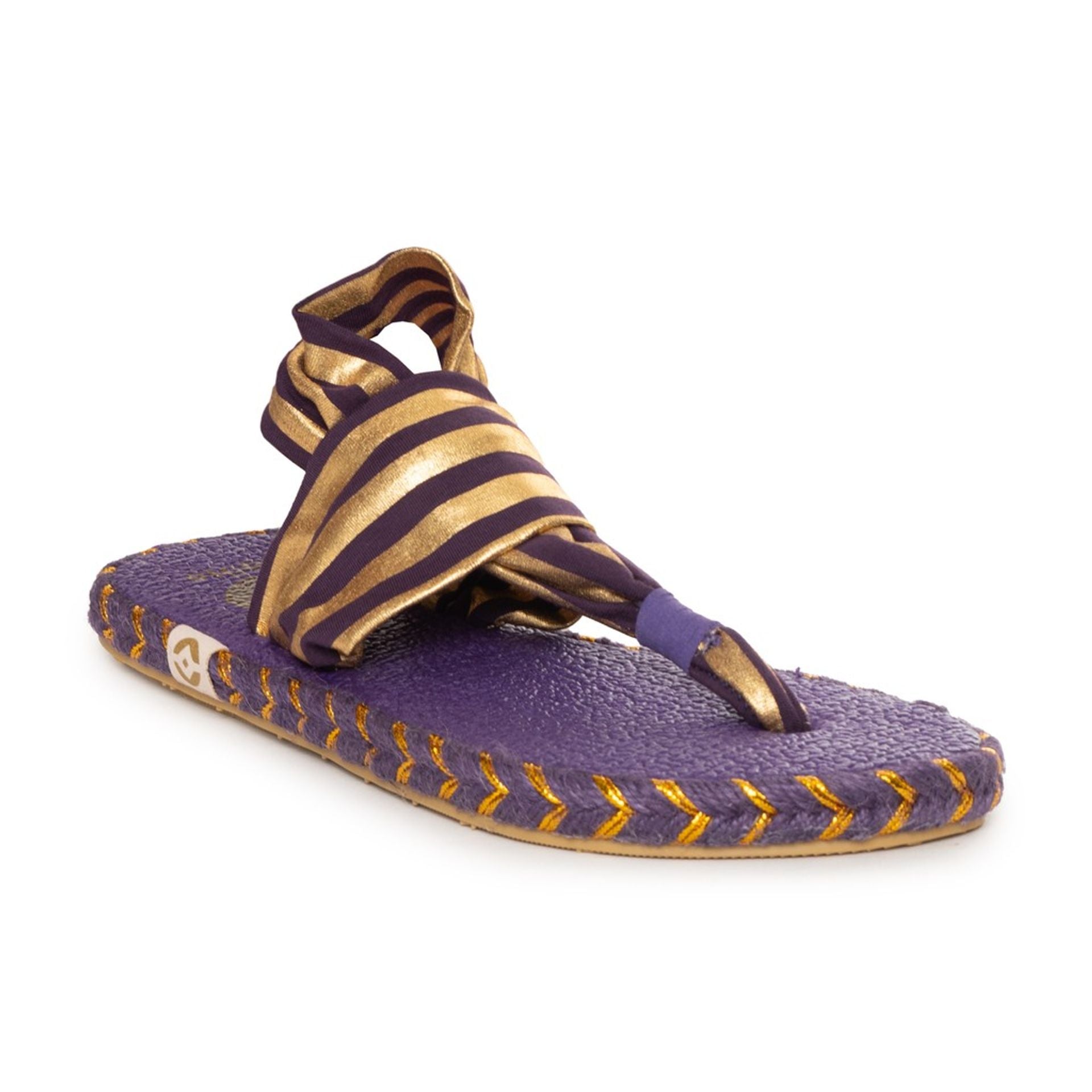 Nalho Sandales Tongs Femme Printemps Été Empeigne Tissu Doublure Synthétique Semelle Caoutchouc Pointe Arrondie