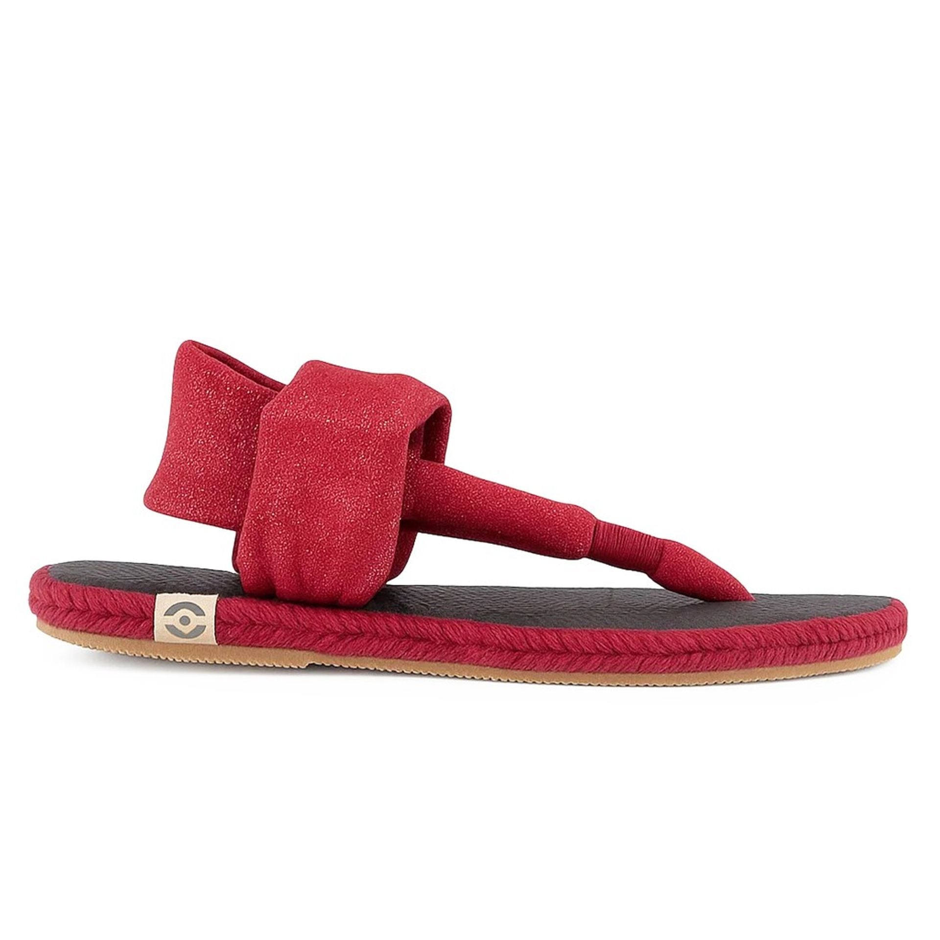 Sandales Nalho Tongs Femme Printemps Été Empeigne Tissu Doublure Synthétique Semelle Caoutchouc Pointe Arrondie