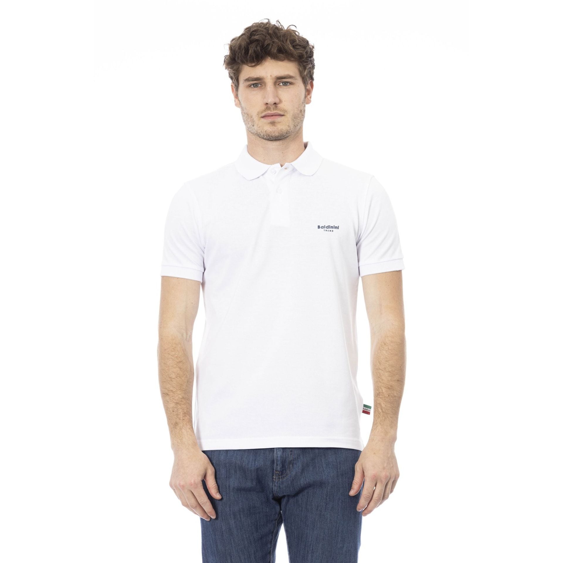 Baldinini Trend Polo Homme 100 Coton Manches Courtes - Felix Store 