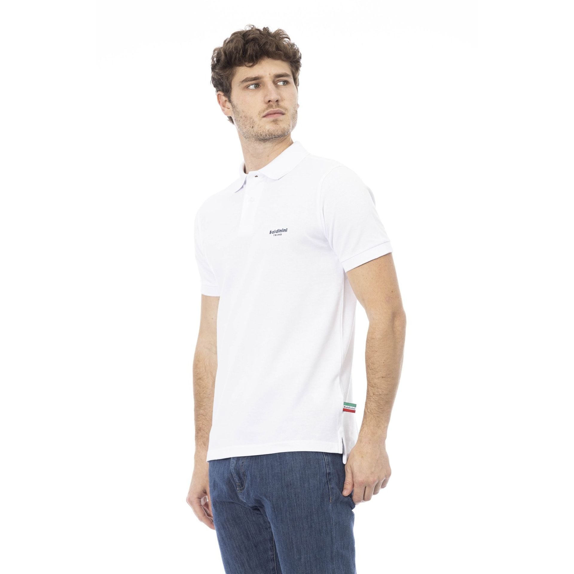 Baldinini Trend Polo Homme 100 Coton Manches Courtes - Felix Store 