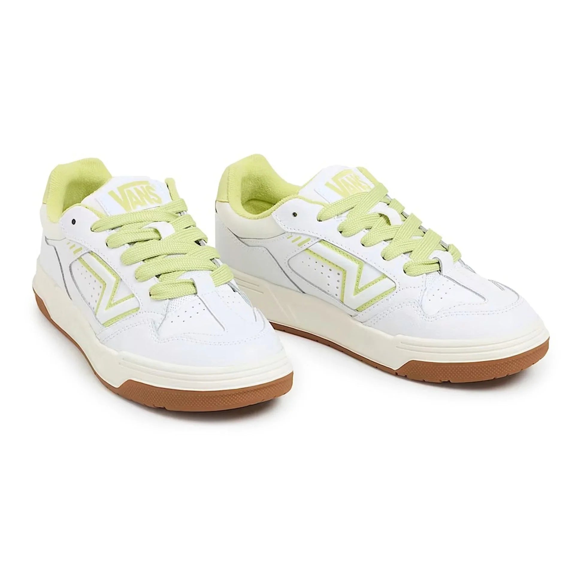 Baskets Vans Pour Homme En Cuir Avec Semelle En Caoutchouc Pointe Arrondie
