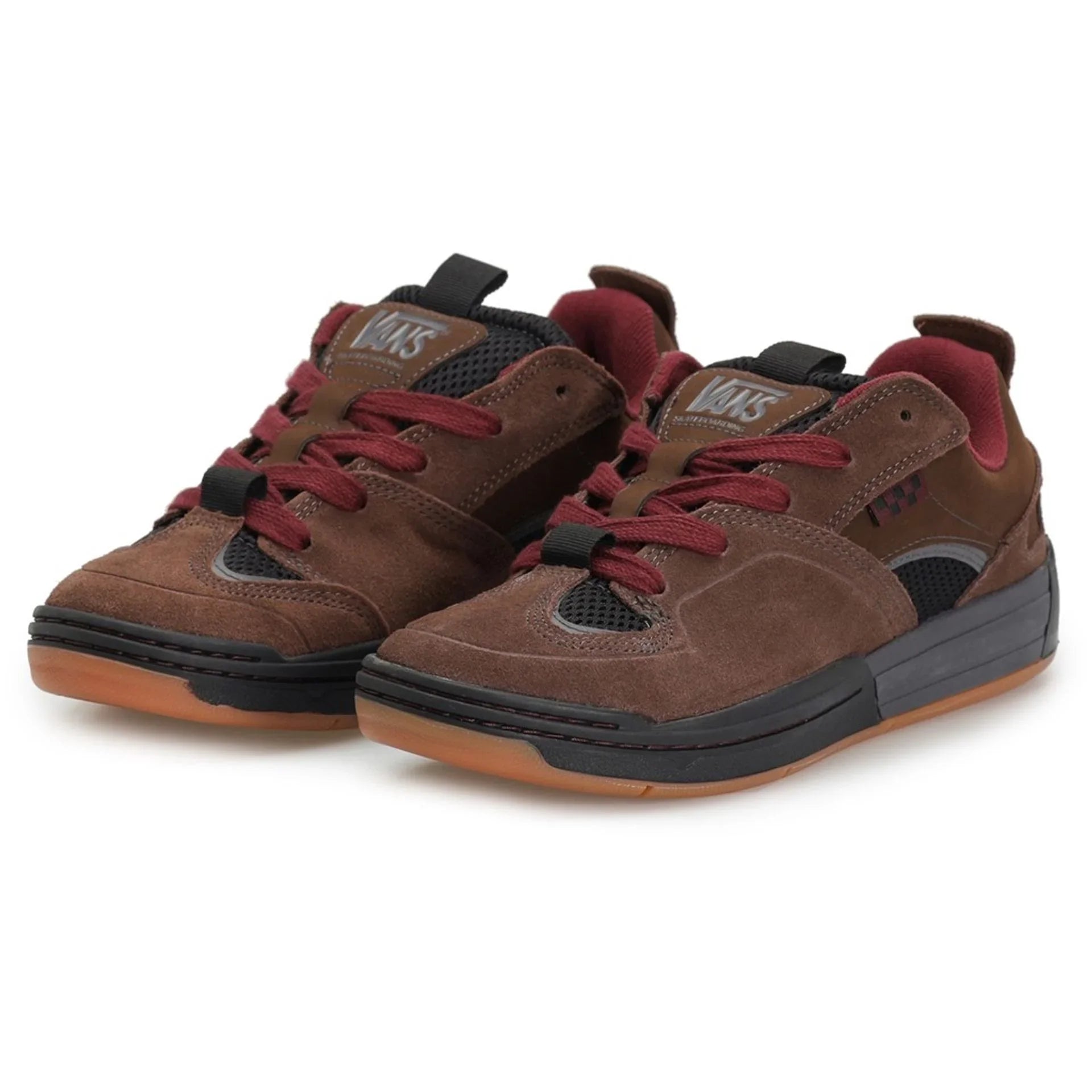 Baskets Vans Pour Homme En Cuir Avec Semelle En Caoutchouc Et Pointe Arrondie