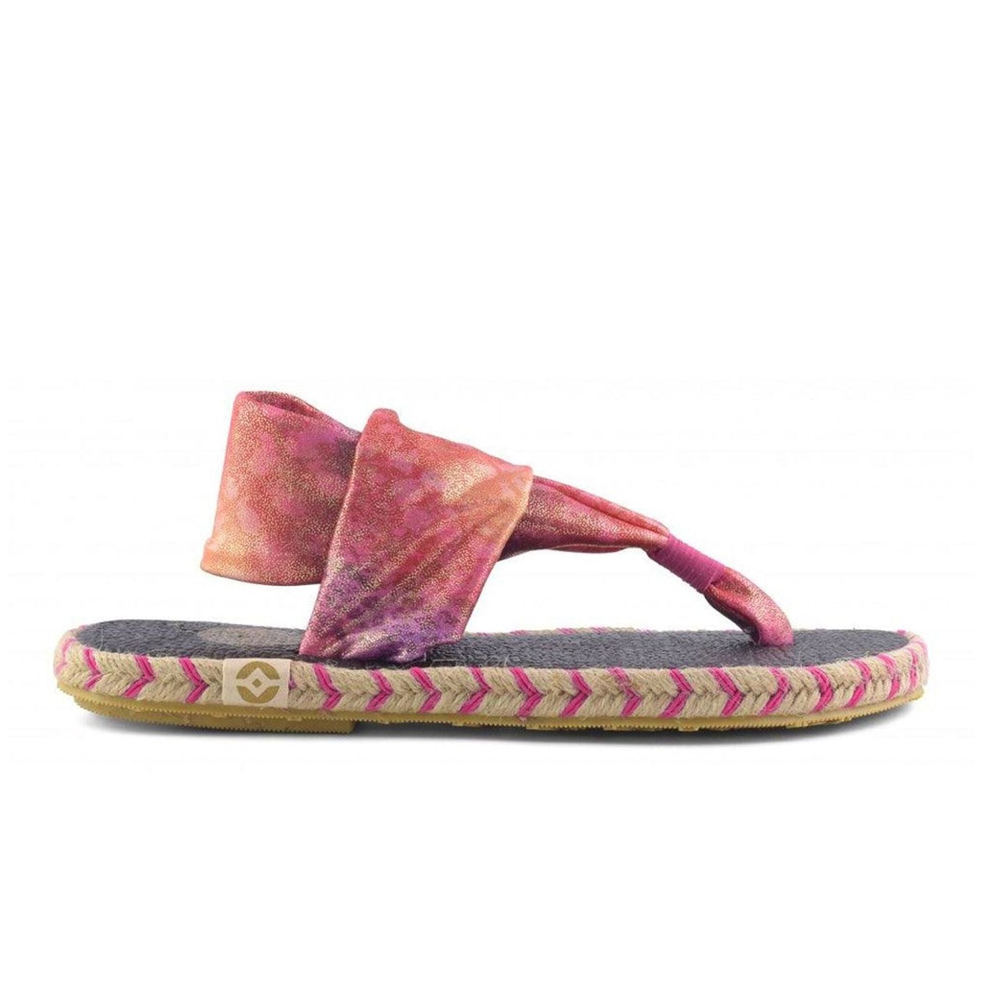 Sandales Nalho Femme Printemps Été Tongs Tissu Doublure Synthétique Semelle Caoutchouc Pointe Arrondie