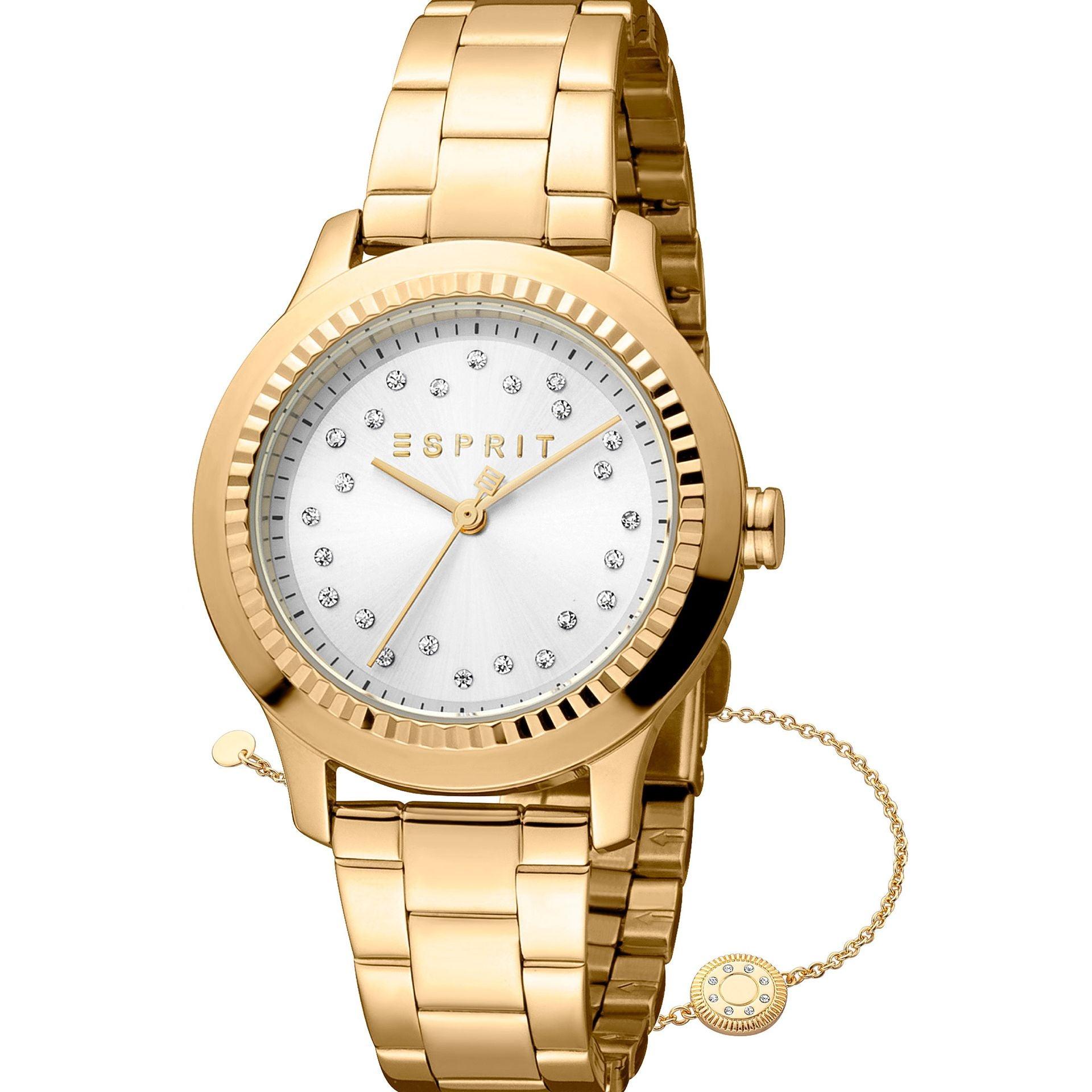 Esprit Montres Élégante Pour Femme En Acier Inoxydable - Felix Store 