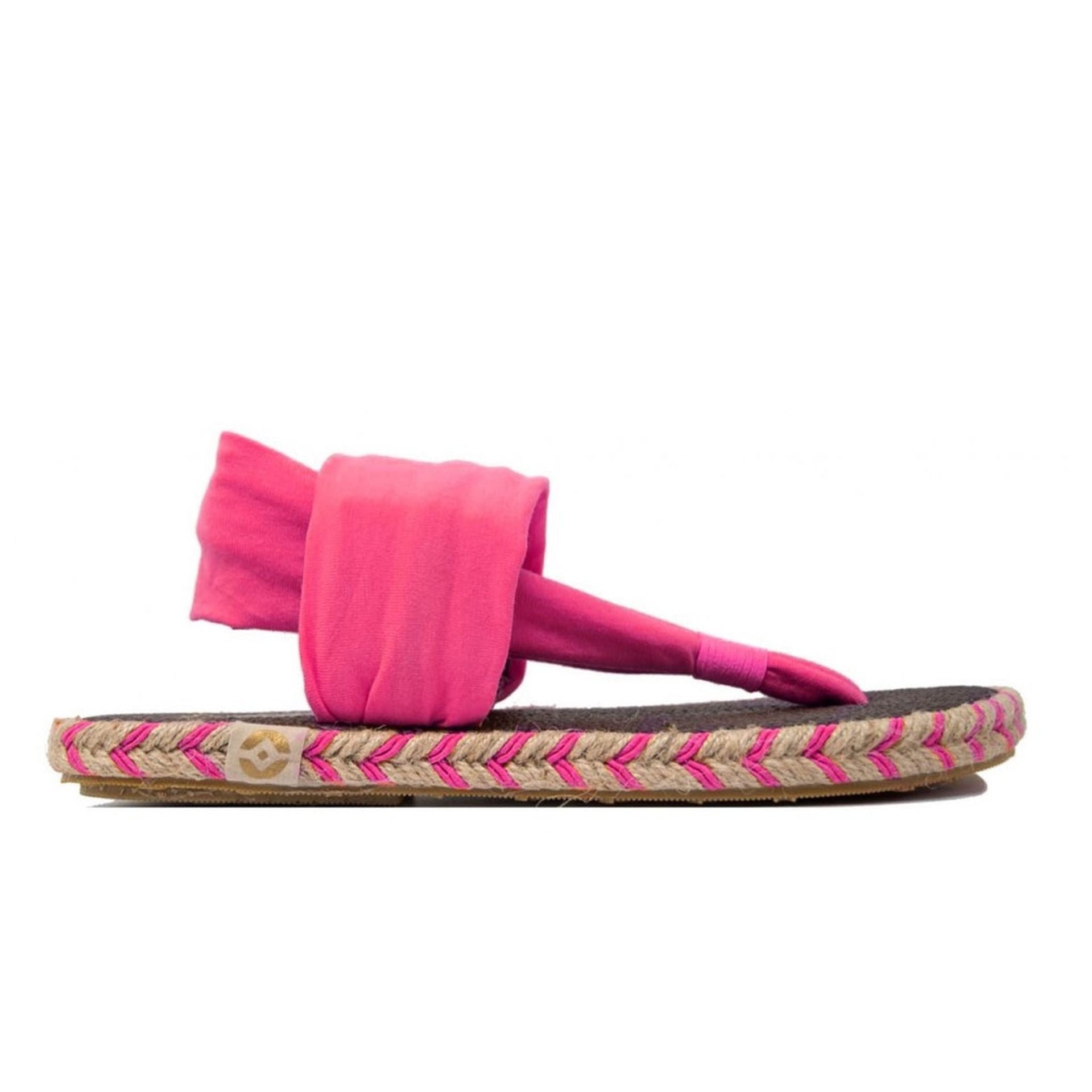 Nalho Sandales Tongs Femme Printemps Été Empeigne Tissu Semelle Caoutchouc Détails Pointe Arrondie