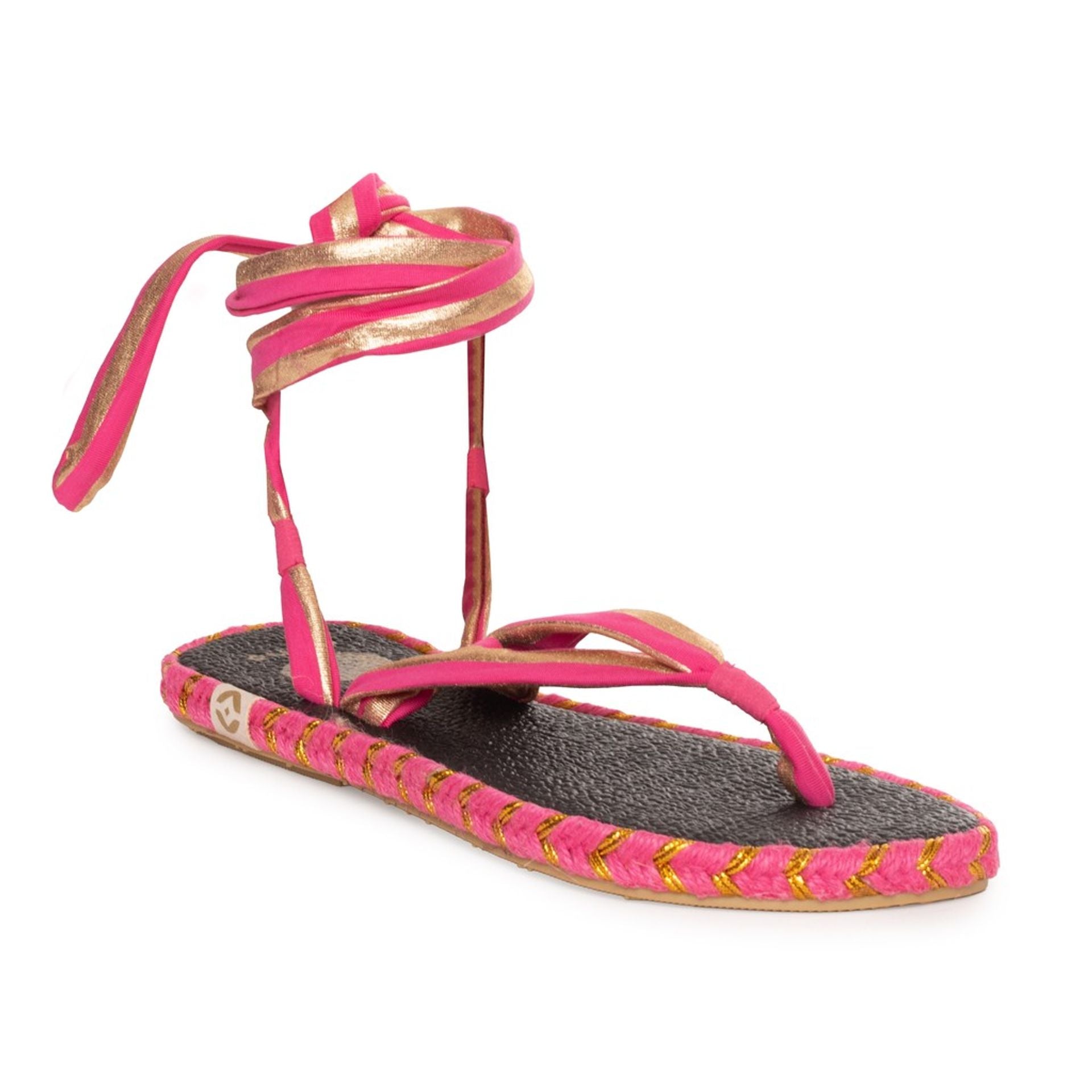 Sandales Nalho Femme Tongs Printemps Été Tissu Caoutchouc Pointe Arrondie