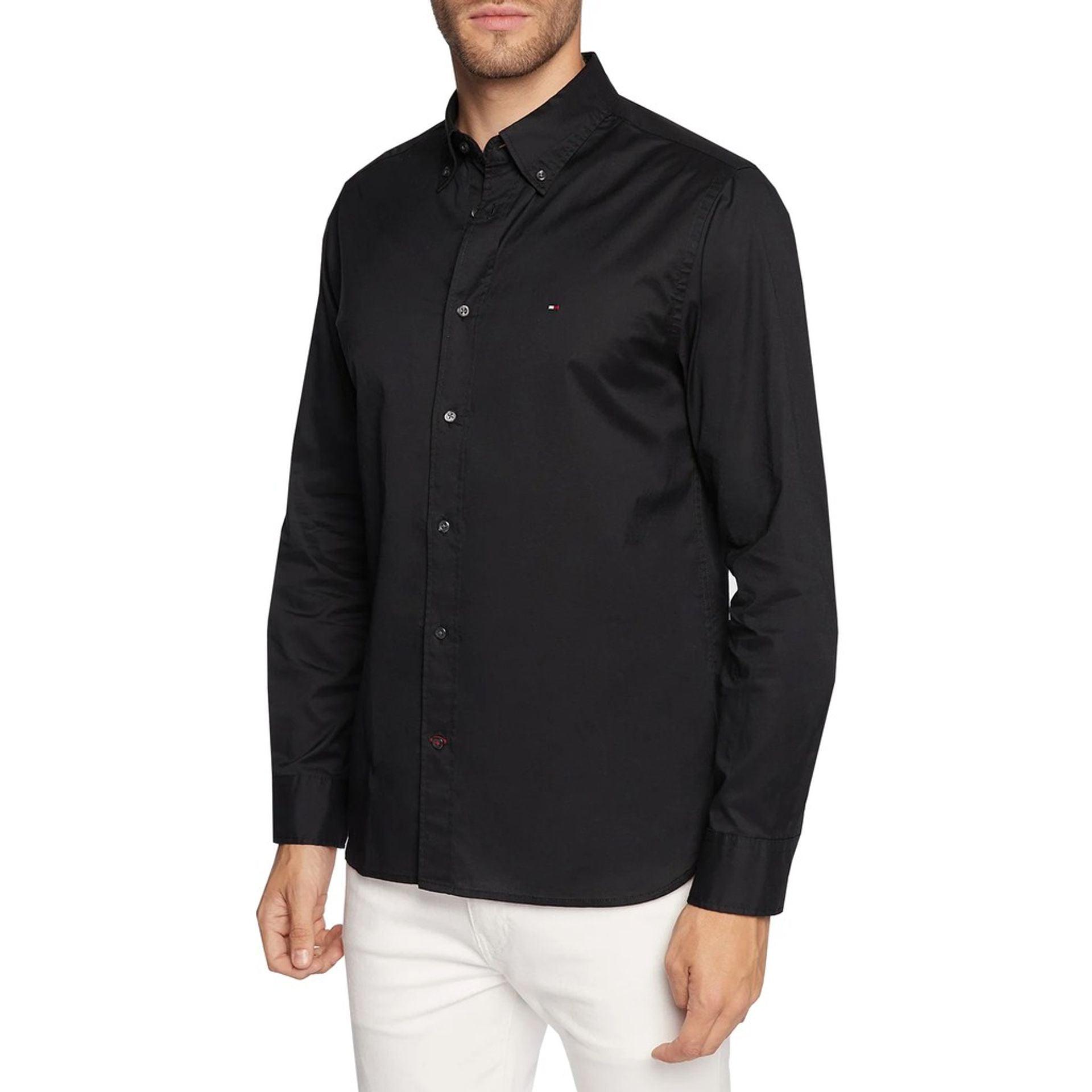 Chemise Tommy Hilfiger Classique En Coton Pour Homme - Felix Store 